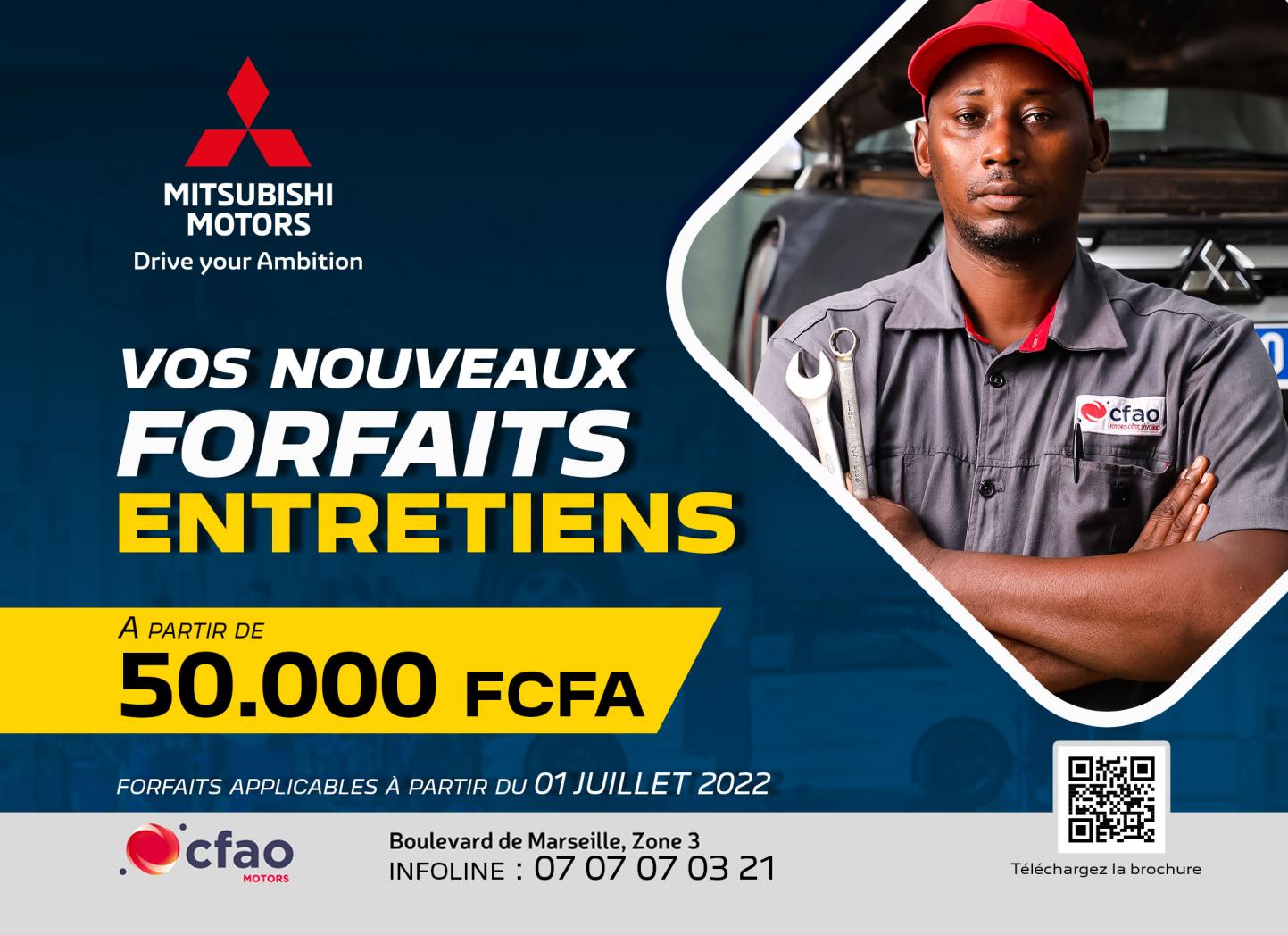 Découvrez nos forfaits entretiens | Mitsubishi